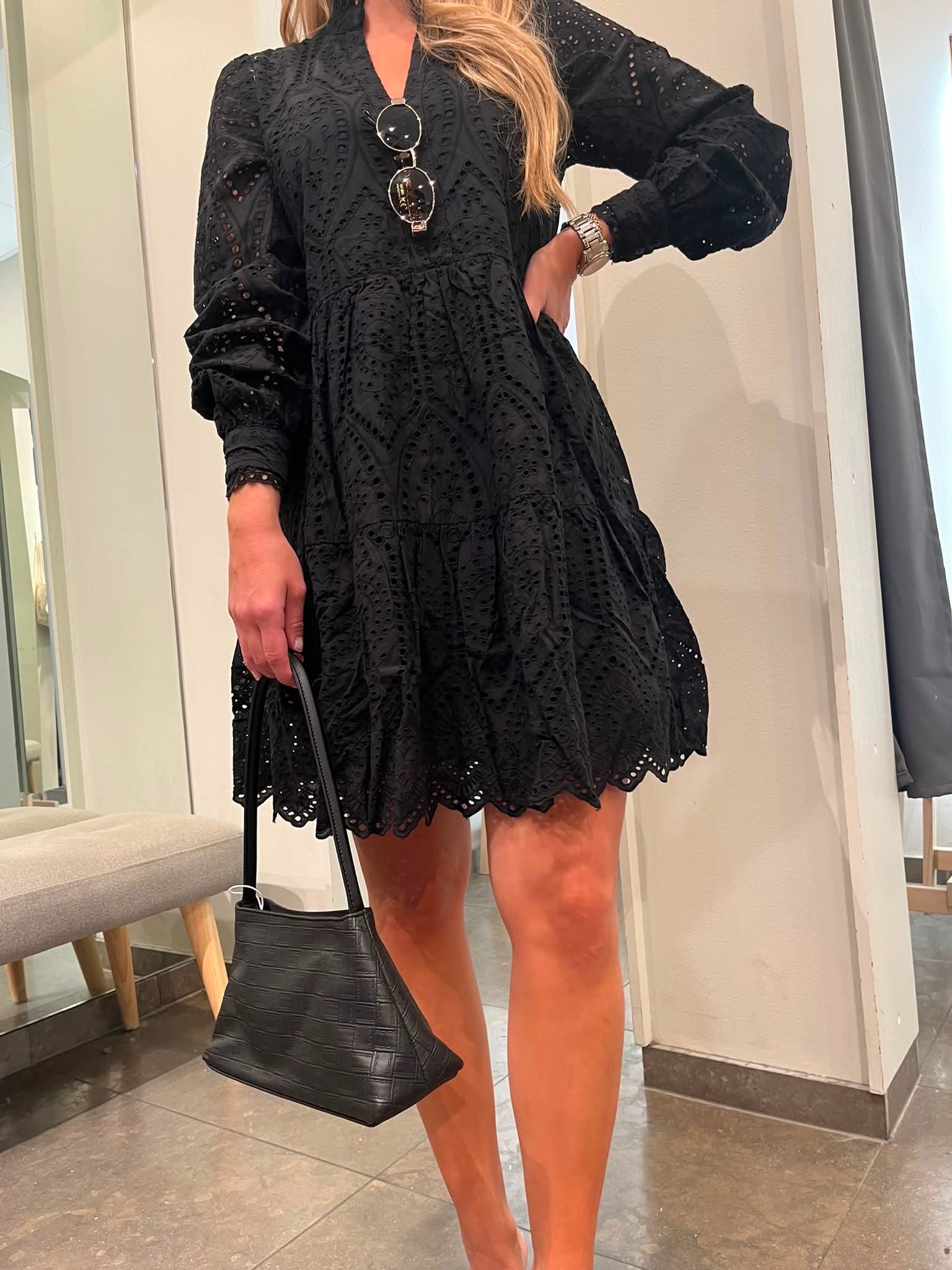 YASHOLI Short Dress - Black